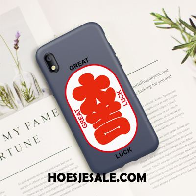 Xiaomi Redmi 7a Hoesje Mobiele Telefoon Anti-fall Rood Dun Hoes Goedkoop