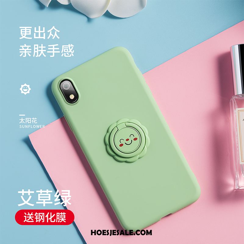 Xiaomi Redmi 7a Hoesje Roze Ondersteuning Persoonlijk Anti-fall Ring Sale