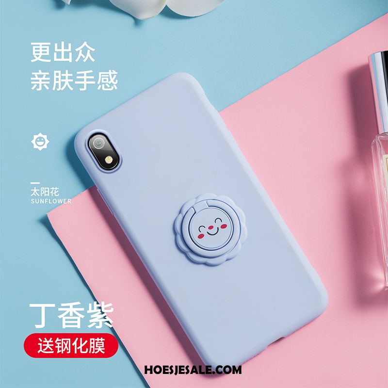 Xiaomi Redmi 7a Hoesje Roze Ondersteuning Persoonlijk Anti-fall Ring Sale