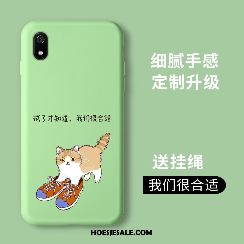 Xiaomi Redmi 7a Hoesje Siliconen Rood Tempereren Groen Hoes Sale