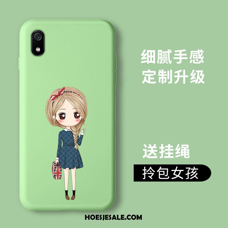 Xiaomi Redmi 7a Hoesje Siliconen Rood Tempereren Groen Hoes Sale