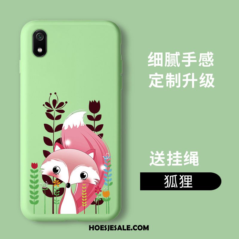 Xiaomi Redmi 7a Hoesje Siliconen Rood Tempereren Groen Hoes Sale