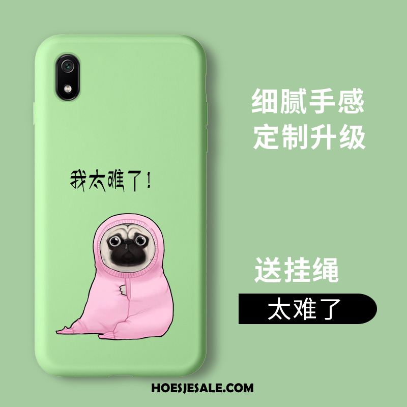 Xiaomi Redmi 7a Hoesje Siliconen Rood Tempereren Groen Hoes Sale