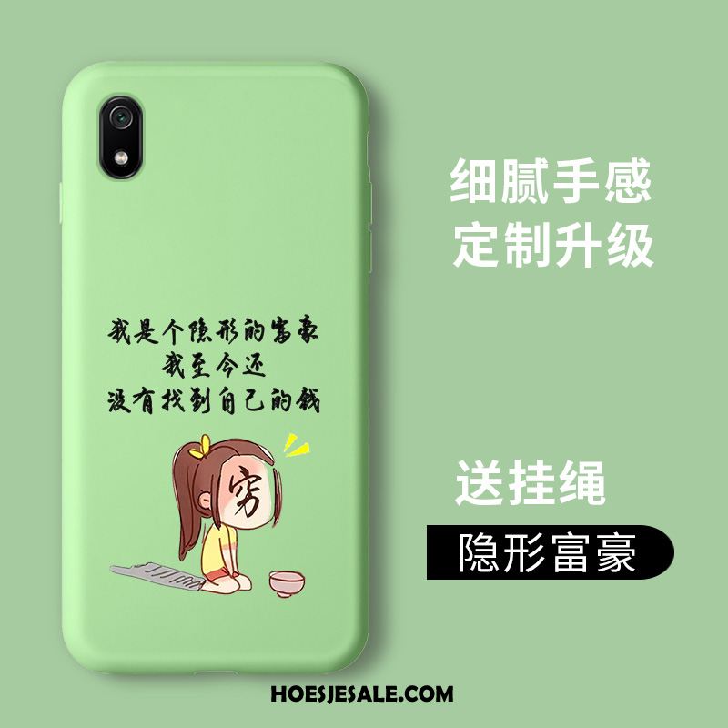 Xiaomi Redmi 7a Hoesje Siliconen Rood Tempereren Groen Hoes Sale