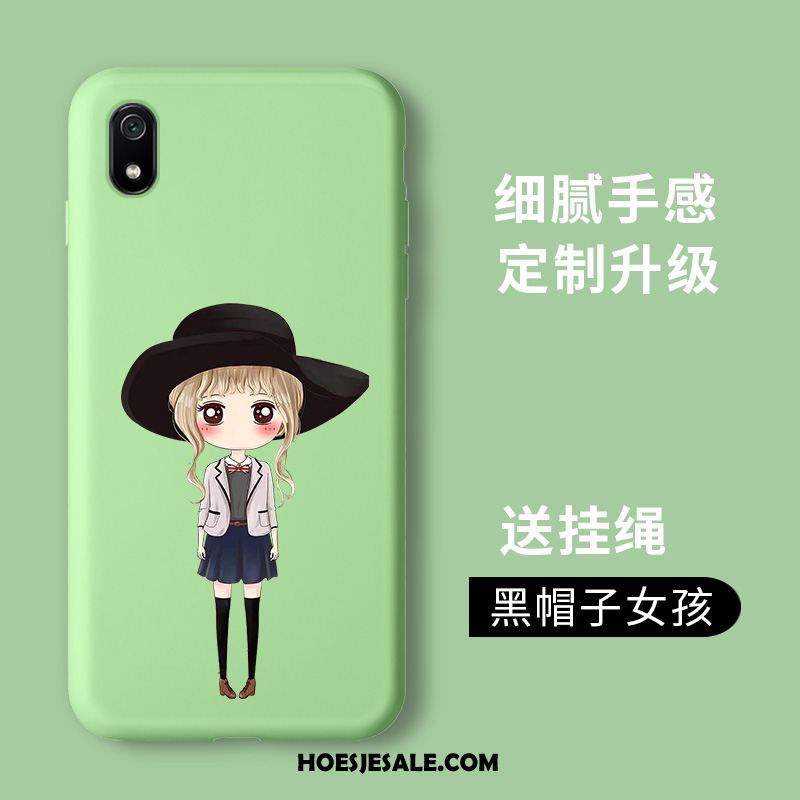 Xiaomi Redmi 7a Hoesje Siliconen Rood Tempereren Groen Hoes Sale