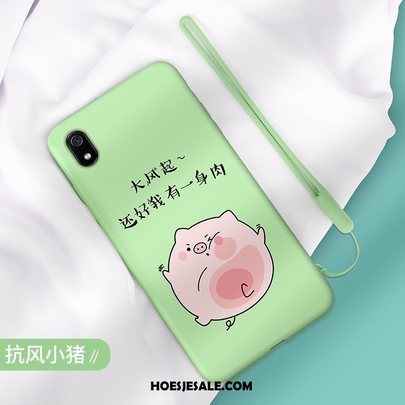 Xiaomi Redmi 7a Hoesje Spotprent Siliconen Rood Anti-fall Bescherming Aanbiedingen