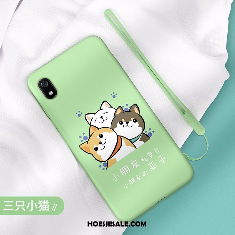 Xiaomi Redmi 7a Hoesje Spotprent Siliconen Rood Anti-fall Bescherming Aanbiedingen