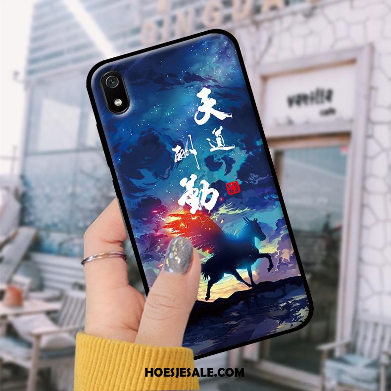 Xiaomi Redmi 7a Hoesje Student Mobiele Telefoon Zwart Bescherming Skärmskydd Sale