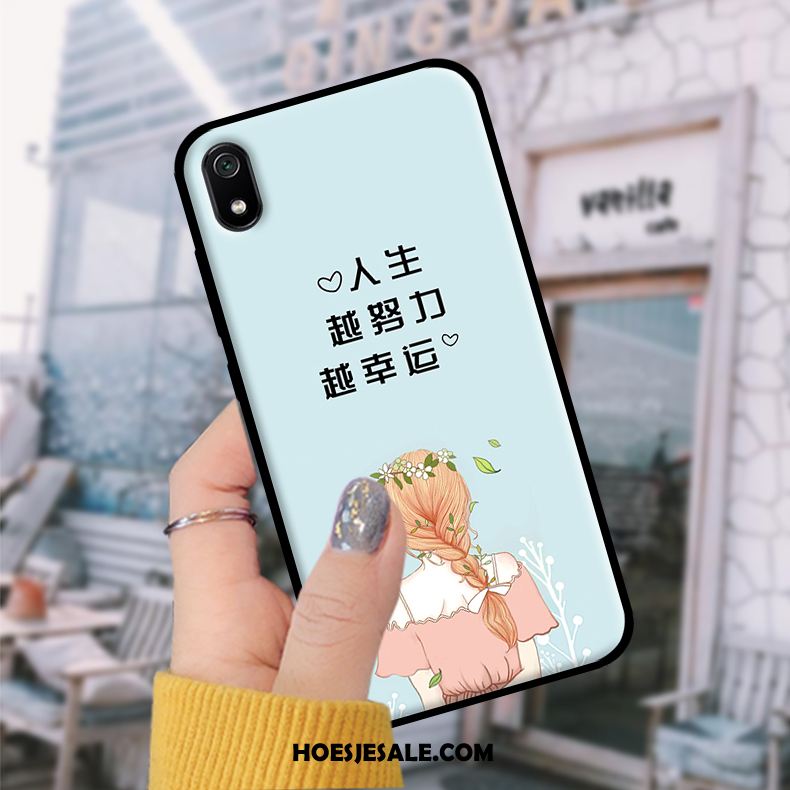 Xiaomi Redmi 7a Hoesje Student Mobiele Telefoon Zwart Bescherming Skärmskydd Sale