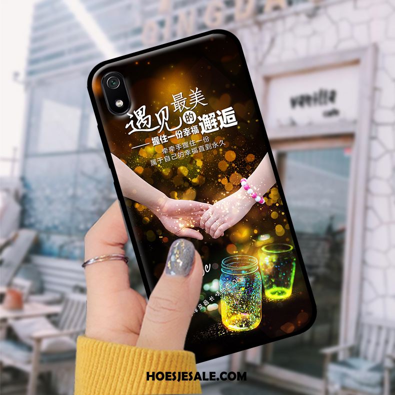 Xiaomi Redmi 7a Hoesje Student Mobiele Telefoon Zwart Bescherming Skärmskydd Sale
