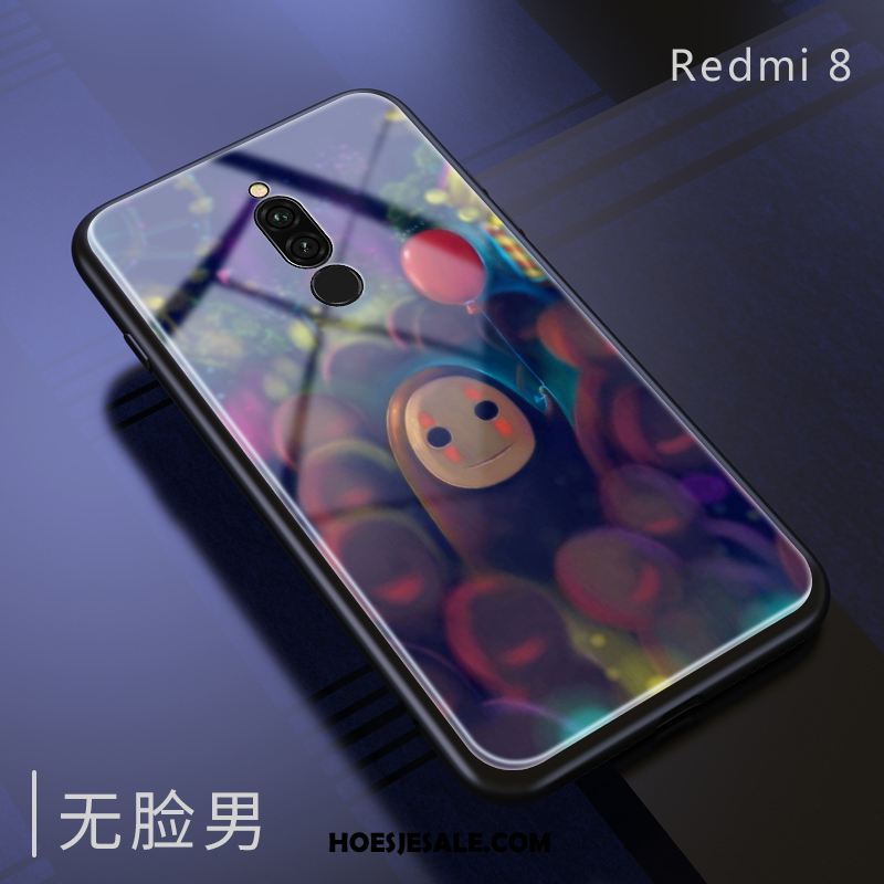 Xiaomi Redmi 8 Hoesje Bescherming Glas Wit Spiegel Anti-fall Sale