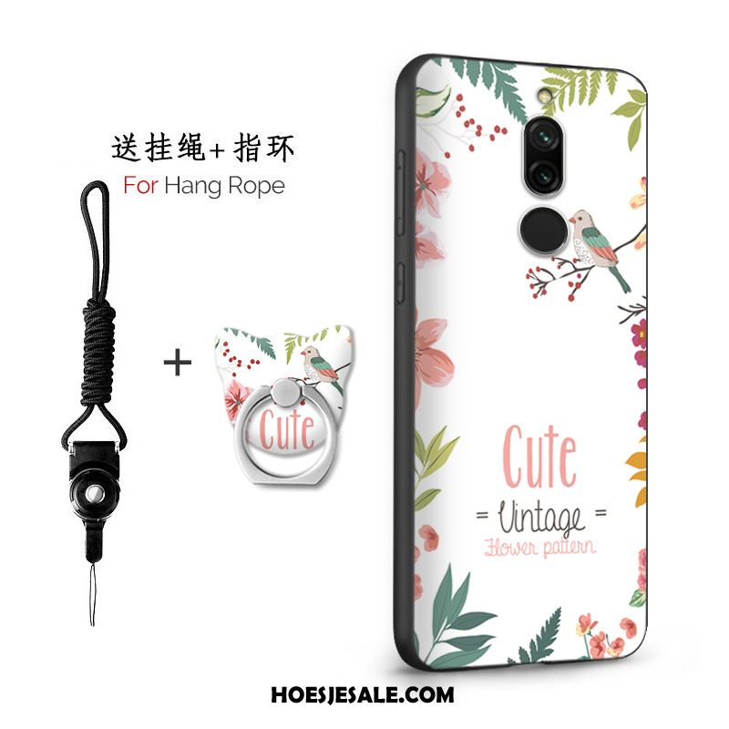 Xiaomi Redmi 8 Hoesje Hanger Rood Net Red Mobiele Telefoon Siliconen Online