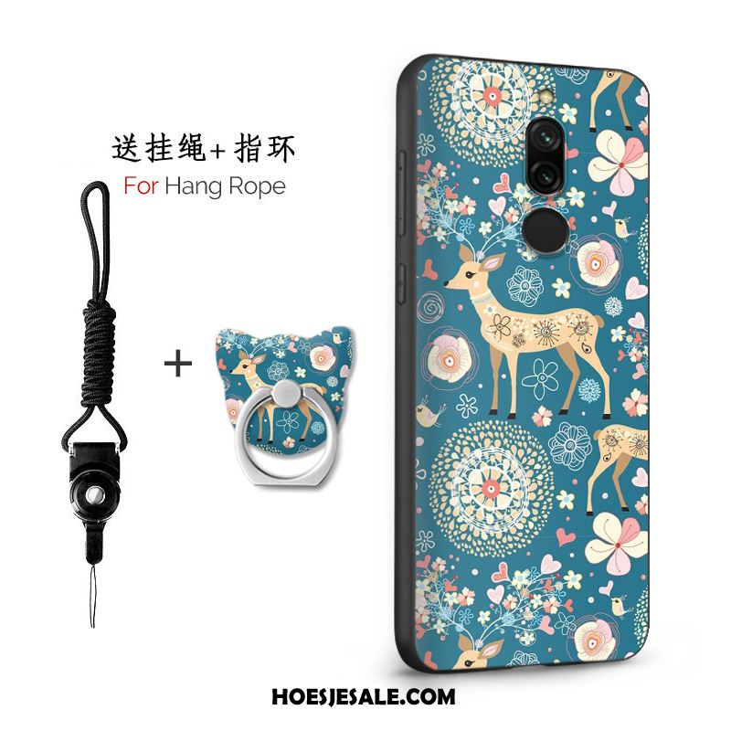 Xiaomi Redmi 8 Hoesje Hanger Rood Net Red Mobiele Telefoon Siliconen Online