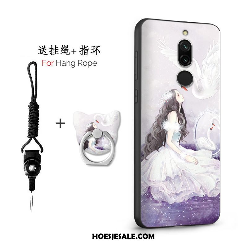 Xiaomi Redmi 8 Hoesje Hanger Rood Net Red Mobiele Telefoon Siliconen Online