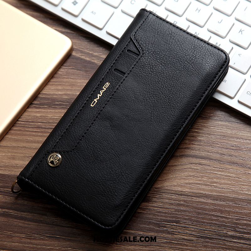 Xiaomi Redmi 8 Hoesje Kaart Leren Etui Mobiele Telefoon Folio Blauw Winkel