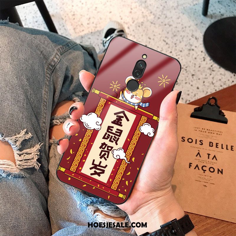 Xiaomi Redmi 8 Hoesje Mobiele Telefoon Trend Glas Hoes Spotprent Korting