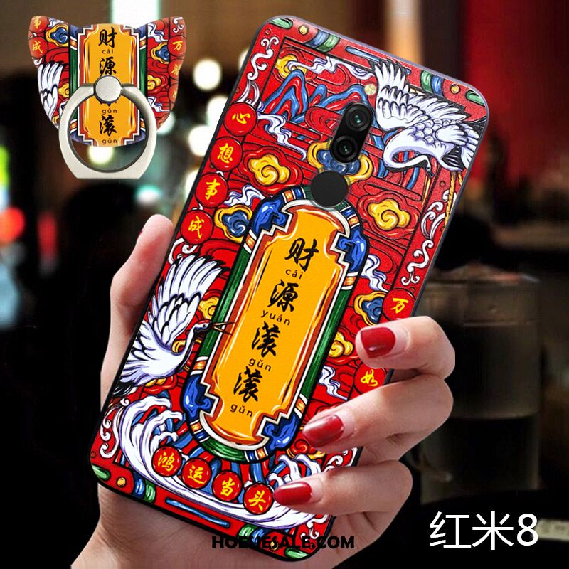 Xiaomi Redmi 8 Hoesje Net Red Nieuw Trendy Merk Rood Mini Sale