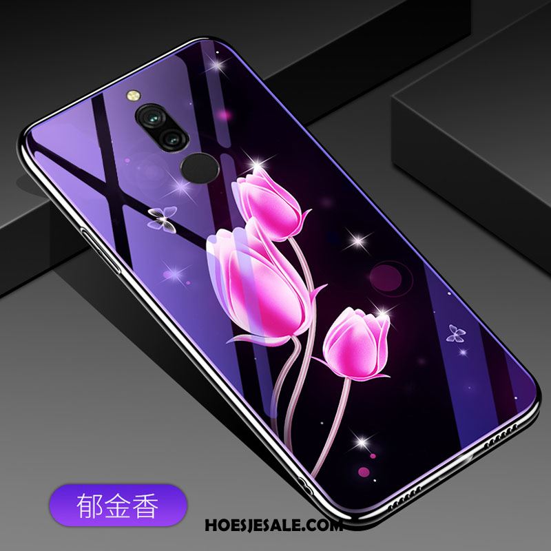 Xiaomi Redmi 8 Hoesje Nieuw Glas Bescherming Hoes Blauw Online