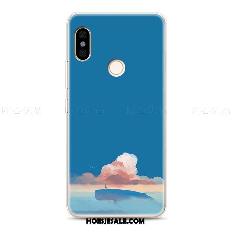 Xiaomi Redmi Note 5 Hoesje Blauw Mobiele Telefoon Vers Rood Kunst Kopen