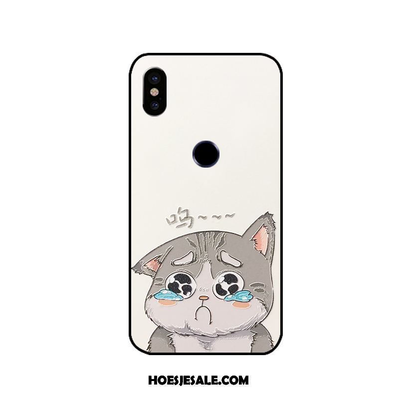 Xiaomi Redmi Note 5 Hoesje Hoes Kat Reliëf Blauw Mini Sale