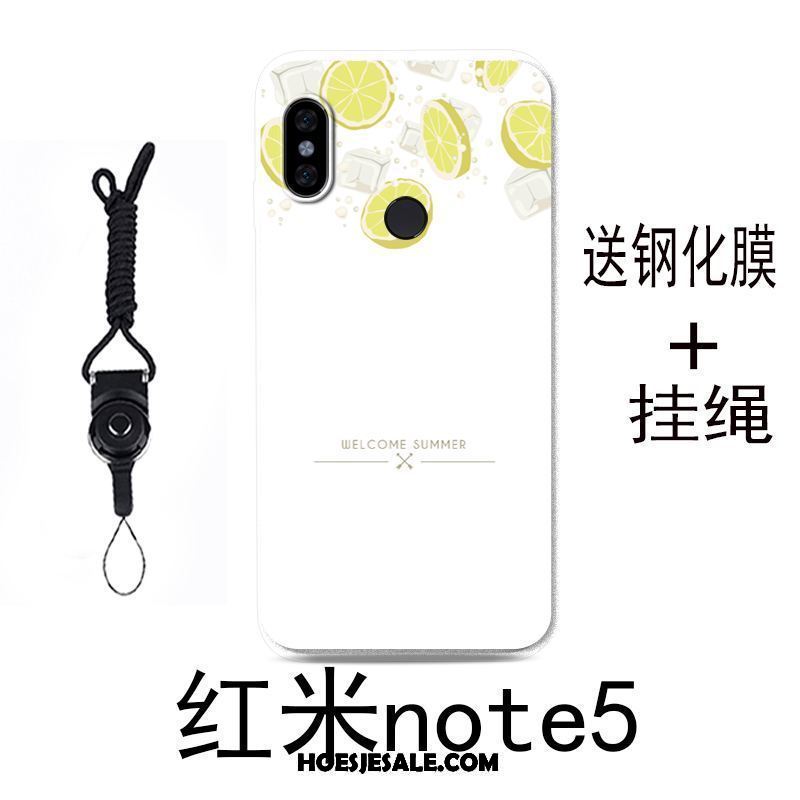 Xiaomi Redmi Note 5 Hoesje Hoes Siliconen Wit Bescherming Vers Kopen