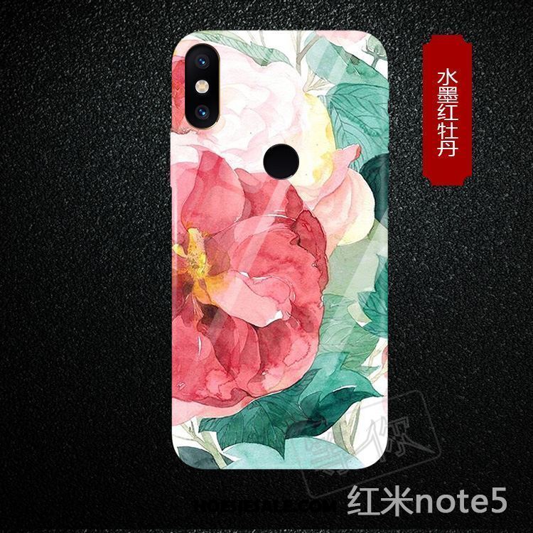 Xiaomi Redmi Note 5 Hoesje Mini Bloemen Bescherming Geel Inkt Online