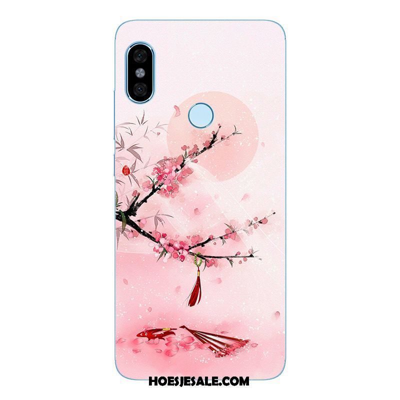 Xiaomi Redmi Note 5 Hoesje Siliconen Mobiele Telefoon Hoes Blauw Landschap Goedkoop