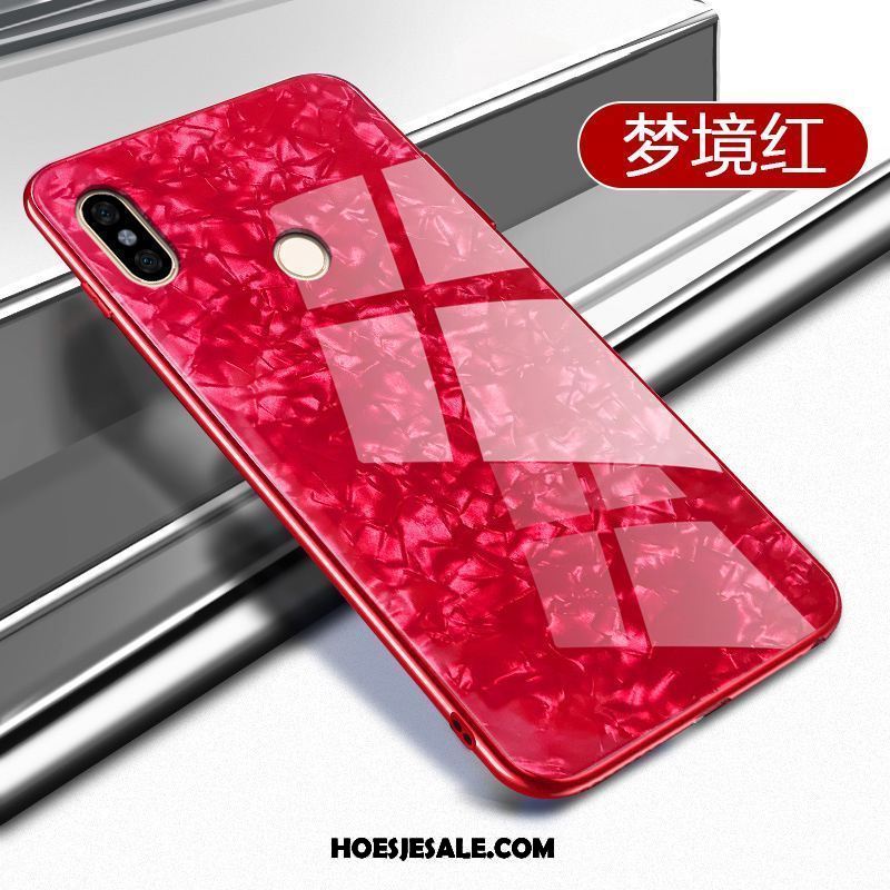 Xiaomi Redmi Note 5 Hoesje Spiegel Persoonlijk Hanger Roze Hoes Sale