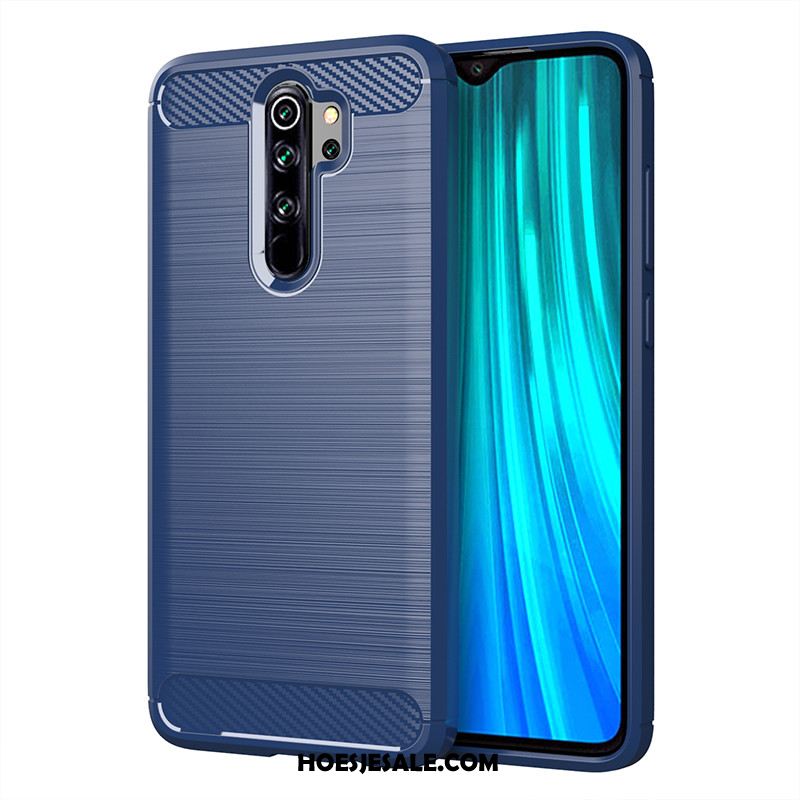 Xiaomi Redmi Note 8 Pro Hoesje Bedrijf Zwart Ademend Mobiele Telefoon Achterklep Online