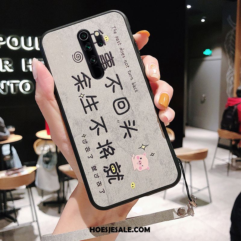 Xiaomi Redmi Note 8 Pro Hoesje Doek Patroon Skärmskydd Tempereren All Inclusive Goedkoop