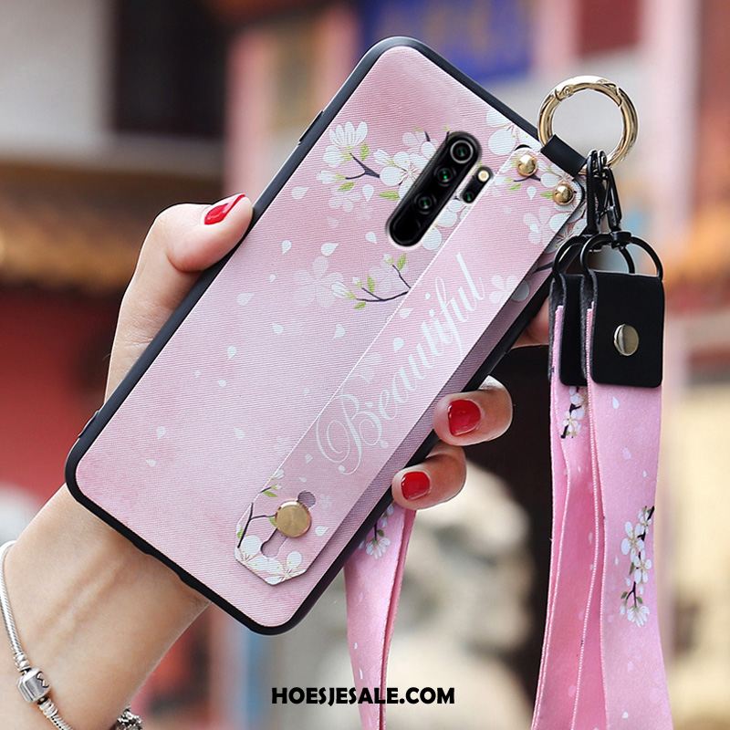 Xiaomi Redmi Note 8 Pro Hoesje Mobiele Telefoon Hanger Rood Bescherming Hoes Online