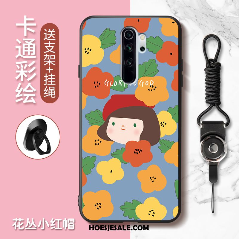 Xiaomi Redmi Note 8 Pro Hoesje Spotprent Anti-fall Mooie Rood Mobiele Telefoon Online