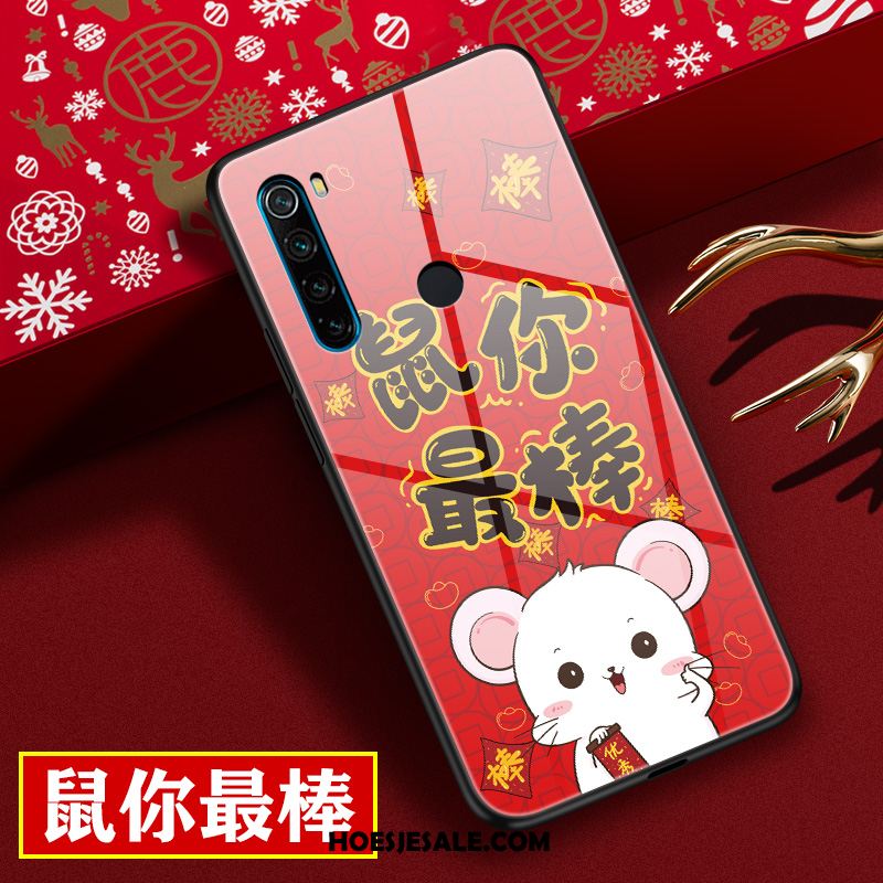 Xiaomi Redmi Note 8t Hoesje Bescherming Hoes Spotprent Lovers Glas Korting