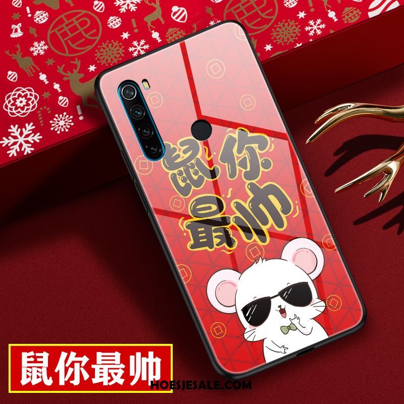 Xiaomi Redmi Note 8t Hoesje Bescherming Hoes Spotprent Lovers Glas Korting