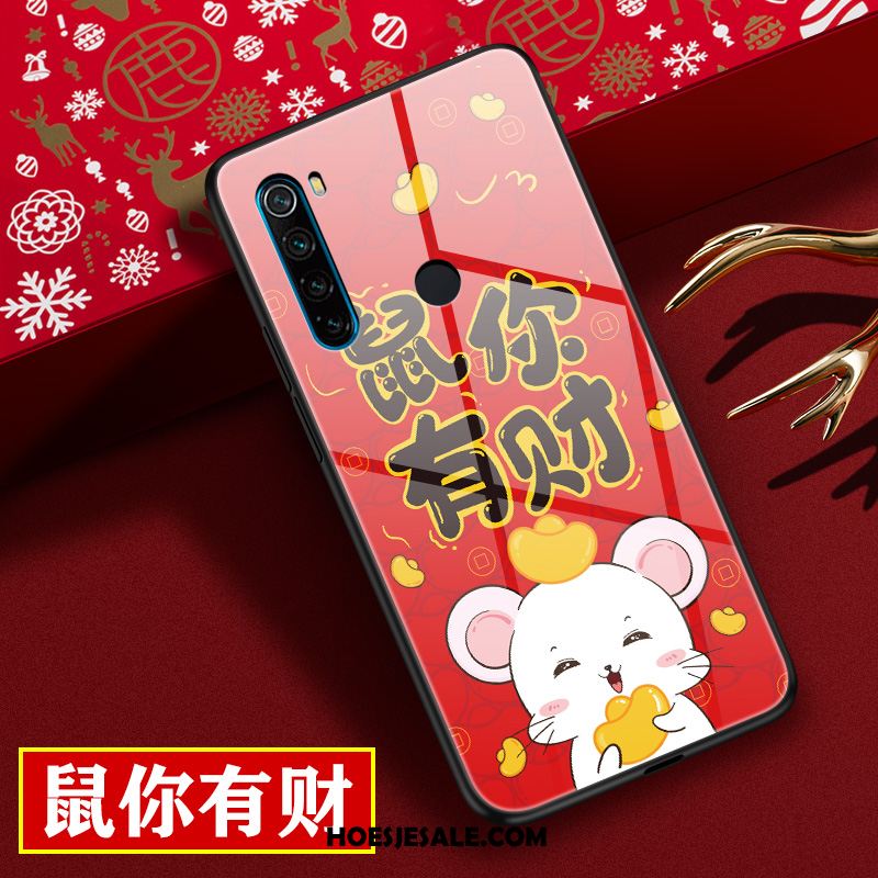 Xiaomi Redmi Note 8t Hoesje Bescherming Hoes Spotprent Lovers Glas Korting