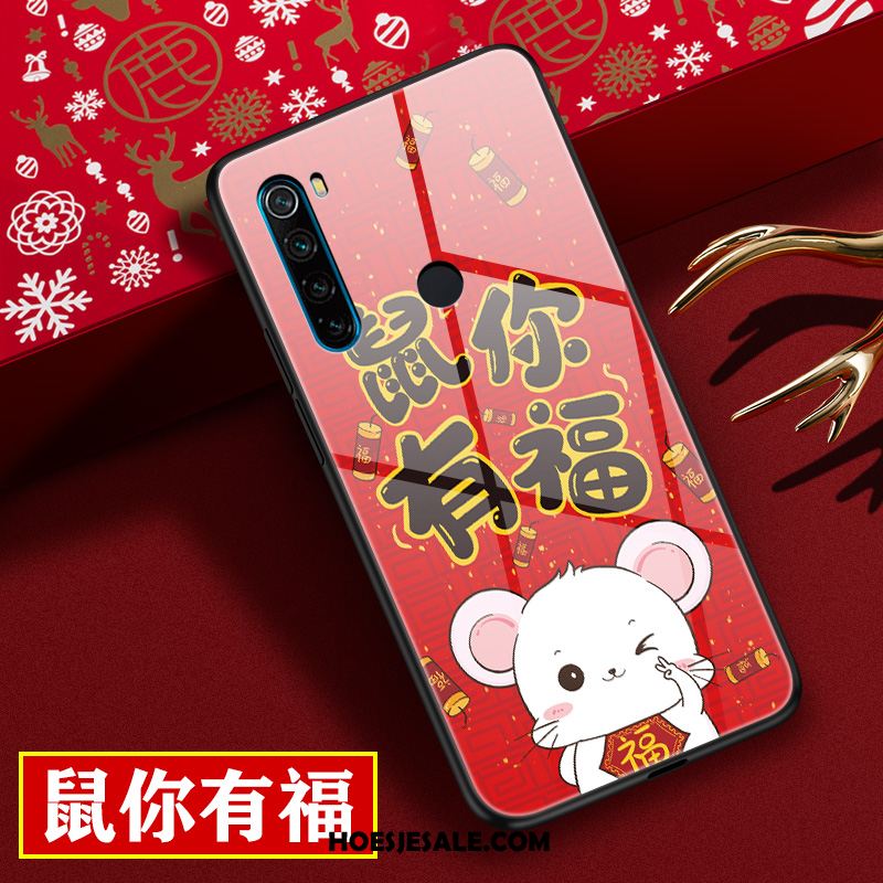 Xiaomi Redmi Note 8t Hoesje Bescherming Hoes Spotprent Lovers Glas Korting