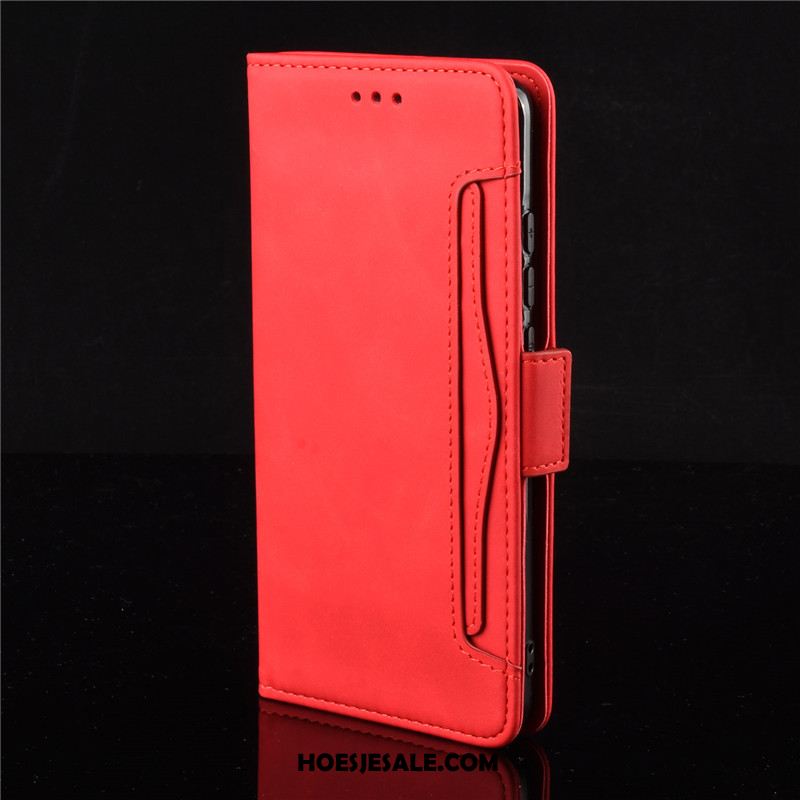 Xiaomi Redmi Note 8t Hoesje Bescherming Portemonnee Zwart Rood Mini Sale