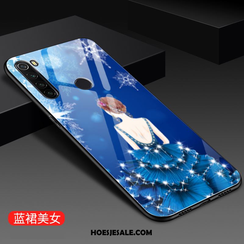 Xiaomi Redmi Note 8t Hoesje Hanger Glas Mini Mobiele Telefoon Rood Goedkoop