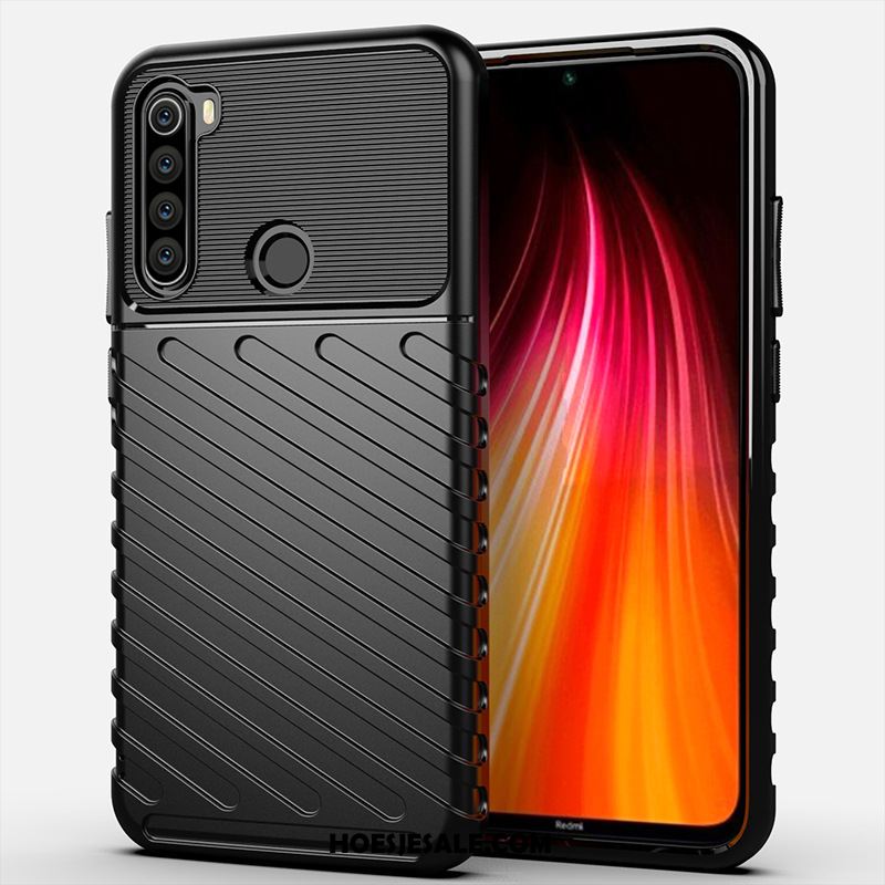 Xiaomi Redmi Note 8t Hoesje Rood Anti-fall Hoes Mobiele Telefoon Zwart Kopen