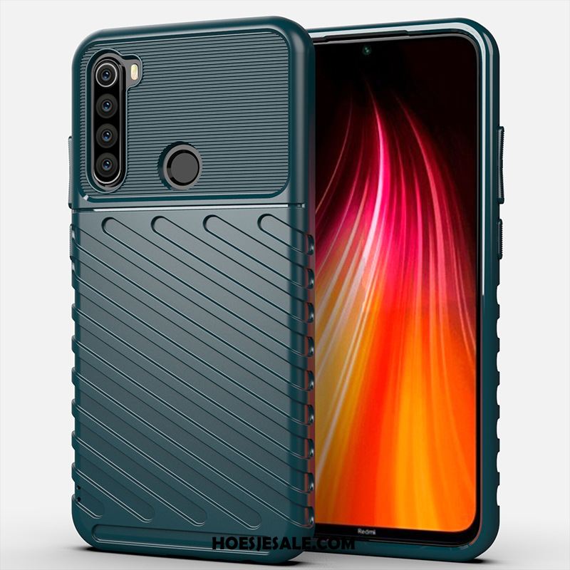 Xiaomi Redmi Note 8t Hoesje Rood Anti-fall Hoes Mobiele Telefoon Zwart Kopen