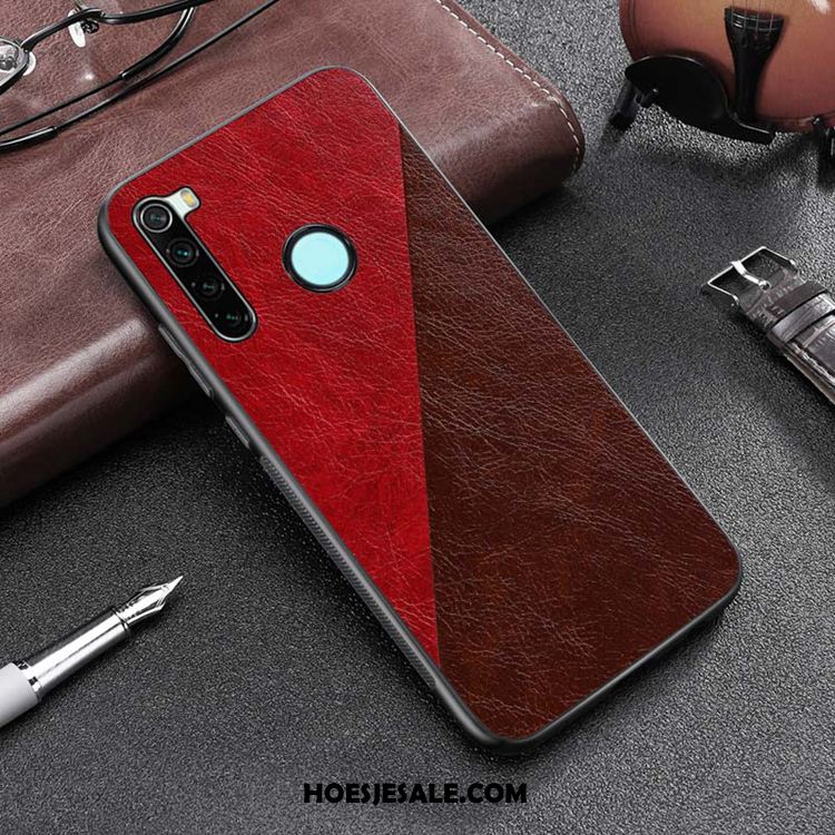 Xiaomi Redmi Note 8t Hoesje Rood Patroon Bescherming Mobiele Telefoon Hoes Winkel