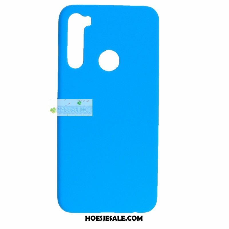 Xiaomi Redmi Note 8t Hoesje Schrobben Mobiele Telefoon Hard Rood Hoes Korting