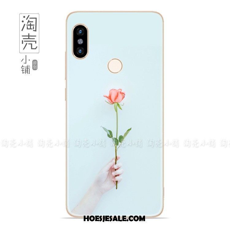 Xiaomi Redmi S2 Hoesje Bescherming Kunst Hoes Roze Mini Winkel