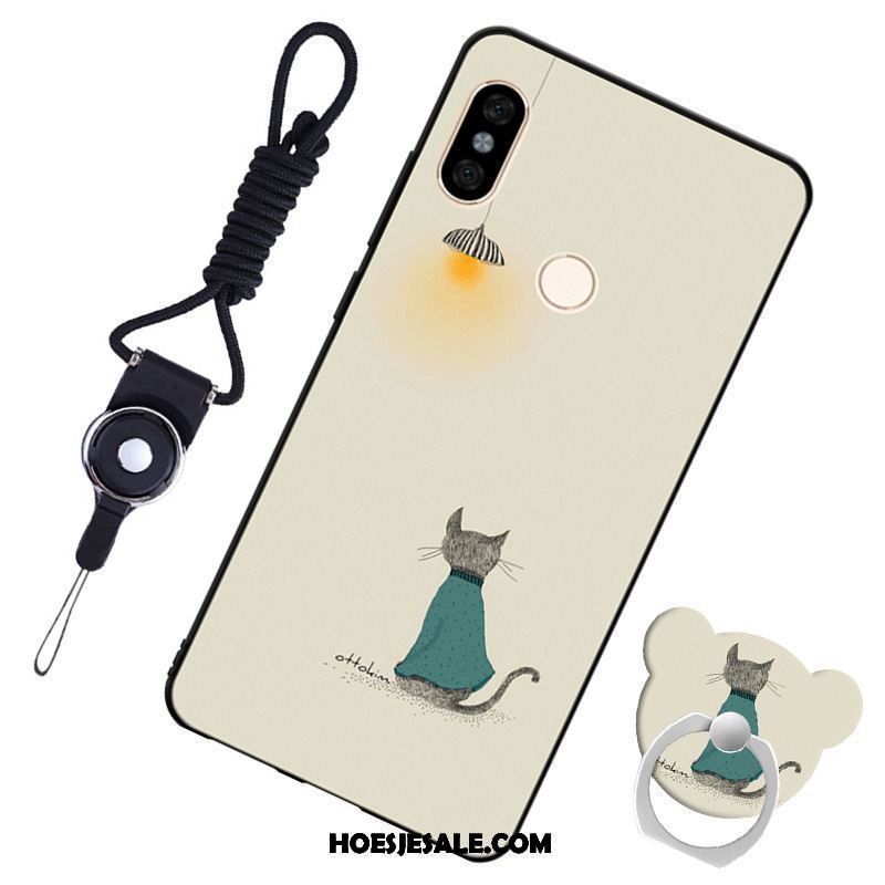 Xiaomi Redmi S2 Hoesje Blauw Zacht Leren Etui Hanger Mobiele Telefoon Online