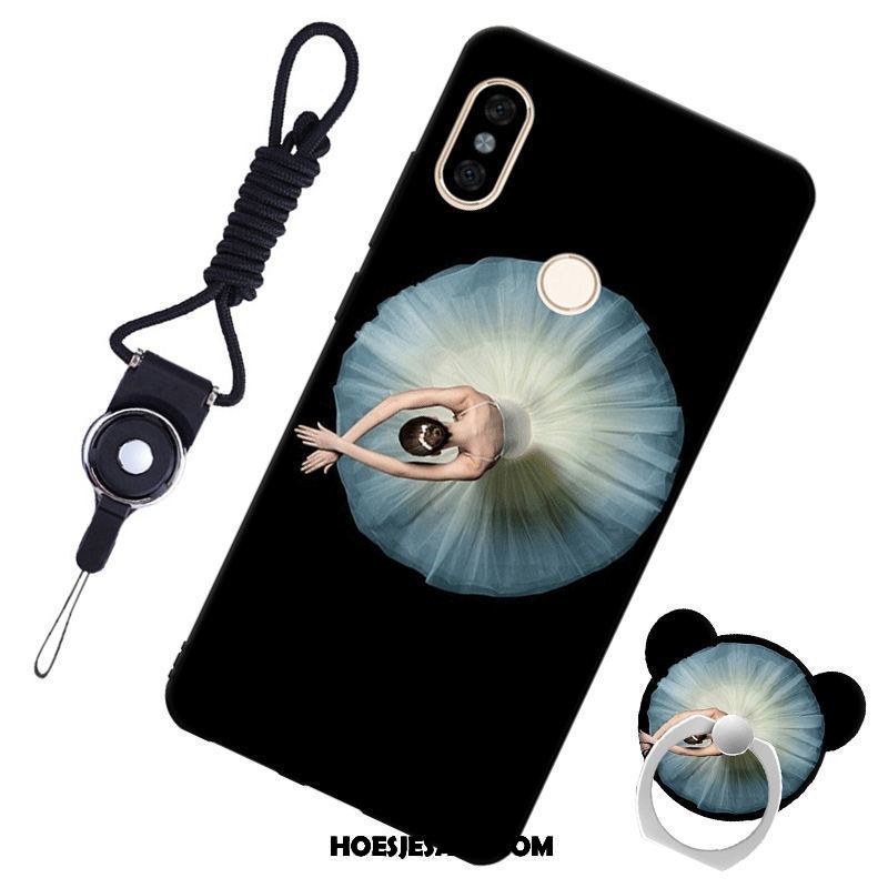 Xiaomi Redmi S2 Hoesje Blauw Zacht Leren Etui Hanger Mobiele Telefoon Online