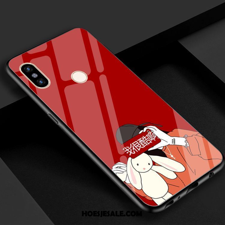 Xiaomi Redmi S2 Hoesje Gehard Glas Spiegel Lovers Mini Eenvoudige Goedkoop