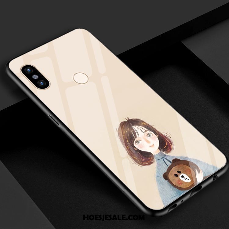 Xiaomi Redmi S2 Hoesje Gehard Glas Spiegel Lovers Mini Eenvoudige Goedkoop