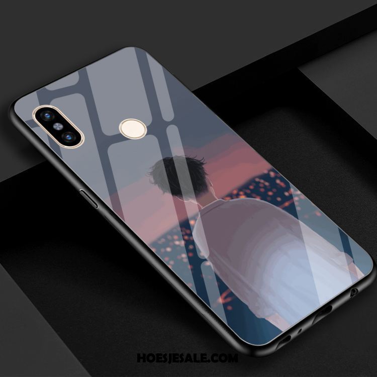 Xiaomi Redmi S2 Hoesje Gehard Glas Spiegel Lovers Mini Eenvoudige Goedkoop