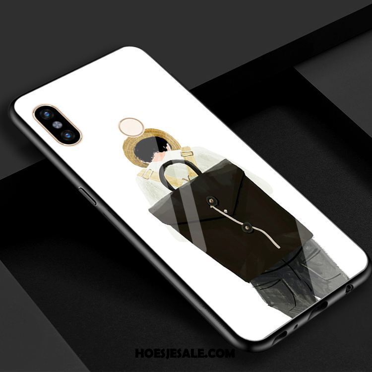 Xiaomi Redmi S2 Hoesje Gehard Glas Spiegel Lovers Mini Eenvoudige Goedkoop