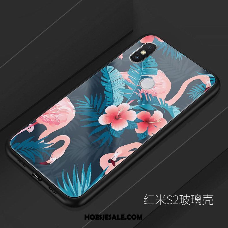 Xiaomi Redmi S2 Hoesje Glas Mobiele Telefoon Scheppend Siliconen Vogel Online